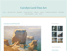 Tablet Screenshot of carolynlord.com